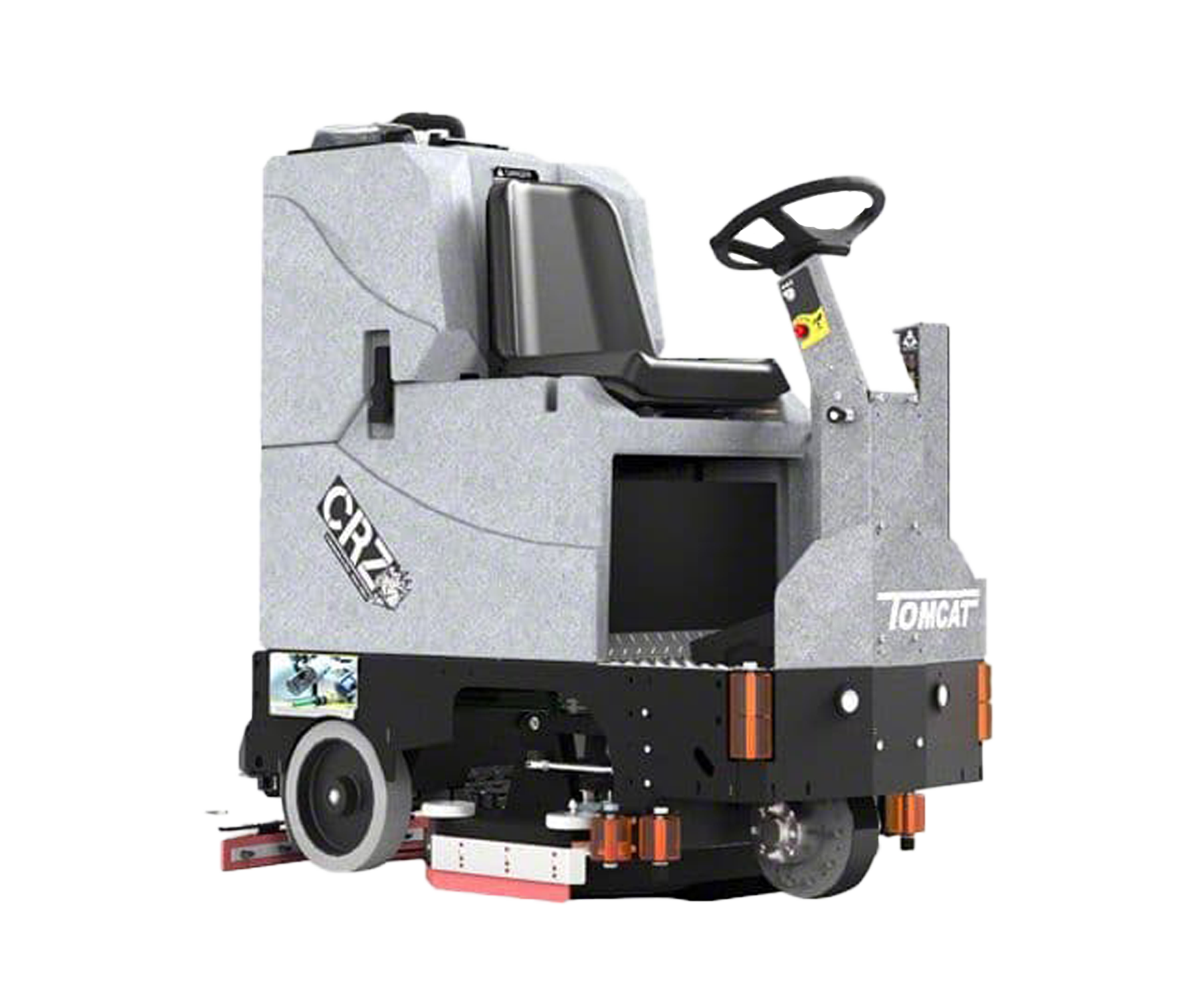 TOMCAT USA – מכונת שטיפה רכובה לשטחים גדולים ולעבודה מאומצת מדגם CRZ